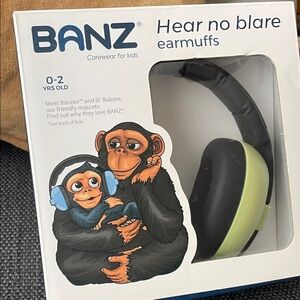 BANZ Noise Reducing Earmuffs - 0-2 yrs